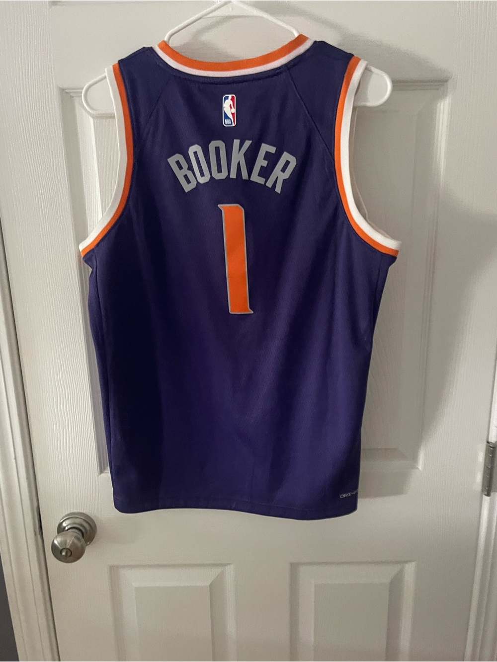 Booker Phoenix Suns NBA Purple Icon Edition Jersey with Authentic Labels